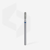 Diamond nail drill bit rounded cylinder blue EXPERT head diameter 2,3 mm / working part 8 mm